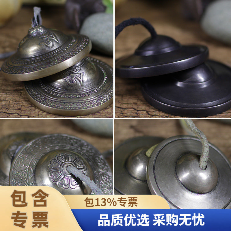 Nepalese Handmade Bellding Summer Percussion Healing Instrument Copper Meditation Awakening Bell Manufacturer Direct Supply Wholesale - image 1