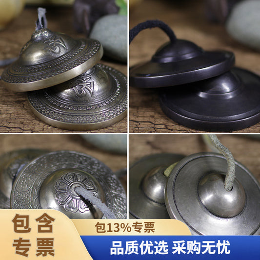 Nepalese Handmade Bellding Summer Percussion Healing Instrument Copper Meditation Awakening Bell Manufacturer Direct Supply Wholesale - image 1