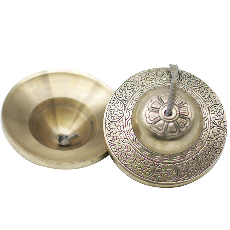 Nepalese Handmade Bellding Summer Percussion Healing Instrument Copper Meditation Awakening Bell Manufacturer Direct Supply Wholesale - image 2