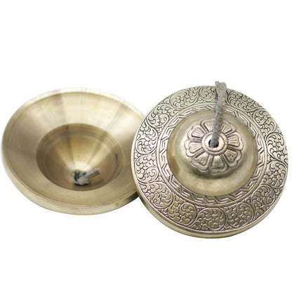 Nepalese Handmade Bellding Summer Percussion Healing Instrument Copper Meditation Awakening Bell Manufacturer Direct Supply Wholesale - image 2