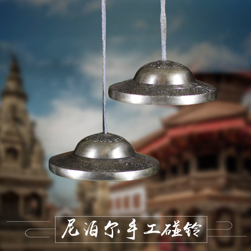 Nepalese Handmade Bellding Summer Percussion Healing Instrument Copper Meditation Awakening Bell Manufacturer Direct Supply Wholesale - image 3