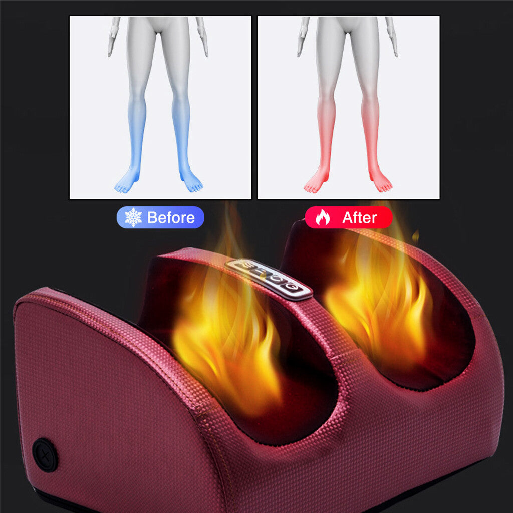 Dual-Zone Foot & Calf Massager with Heat