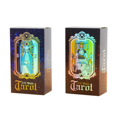 A.E.Wailt Tarot Cards High-Quality Laser Silver Cards Board Game Cards Flash Cards - image 5