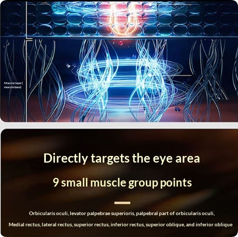 Eye Massager with Heat Therapy for Eye Bags and Dark Circles