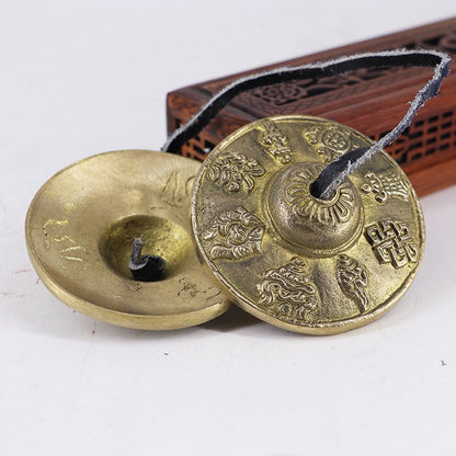 Nepal Touch Bell Percussion Instrument Done Touch Bell Copper Pull Yoga Meditation Touch Bell Tink - image 3