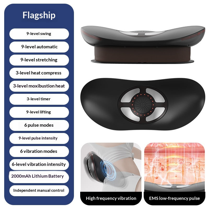 Smart Lumbar Massager With Heat And Pulse
