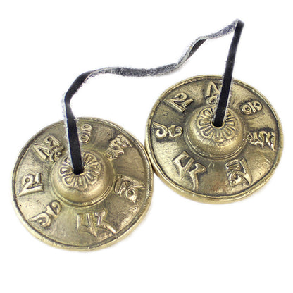 Nepalese Copper Bell, Jingle Summer Ethnic Percussion Instrument, Cymbal Bell, Copper Pulling Yoga Meditation Bell - image 5