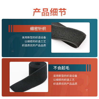 Customized Colorful Non-Breathing Elastic Velcro Nylon Elastic Straps Hook and Loop Straps Elastic Elastic Band Wholesale - image 2