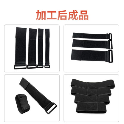 Customized Colorful Non-Breathing Elastic Velcro Nylon Elastic Straps Hook and Loop Straps Elastic Elastic Band Wholesale - image 4