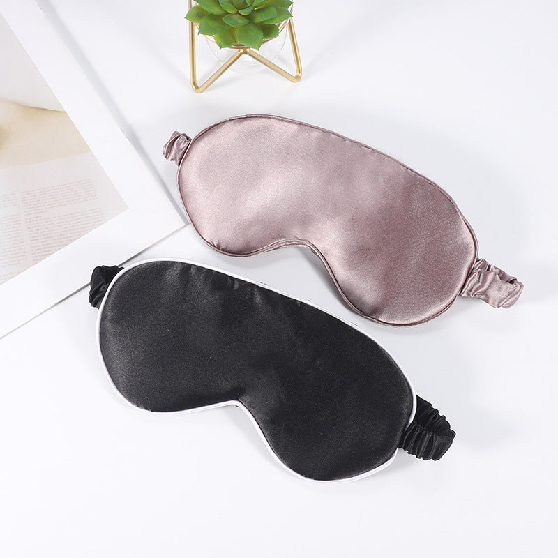 Double-Sided Silk Eye Mask for Sleeping, Aviation Breathable Light-Blocking Eye Mask, Comfortable Hot Compress and Cold Compress Ice Silk Eye Mask Wholesale - image 4