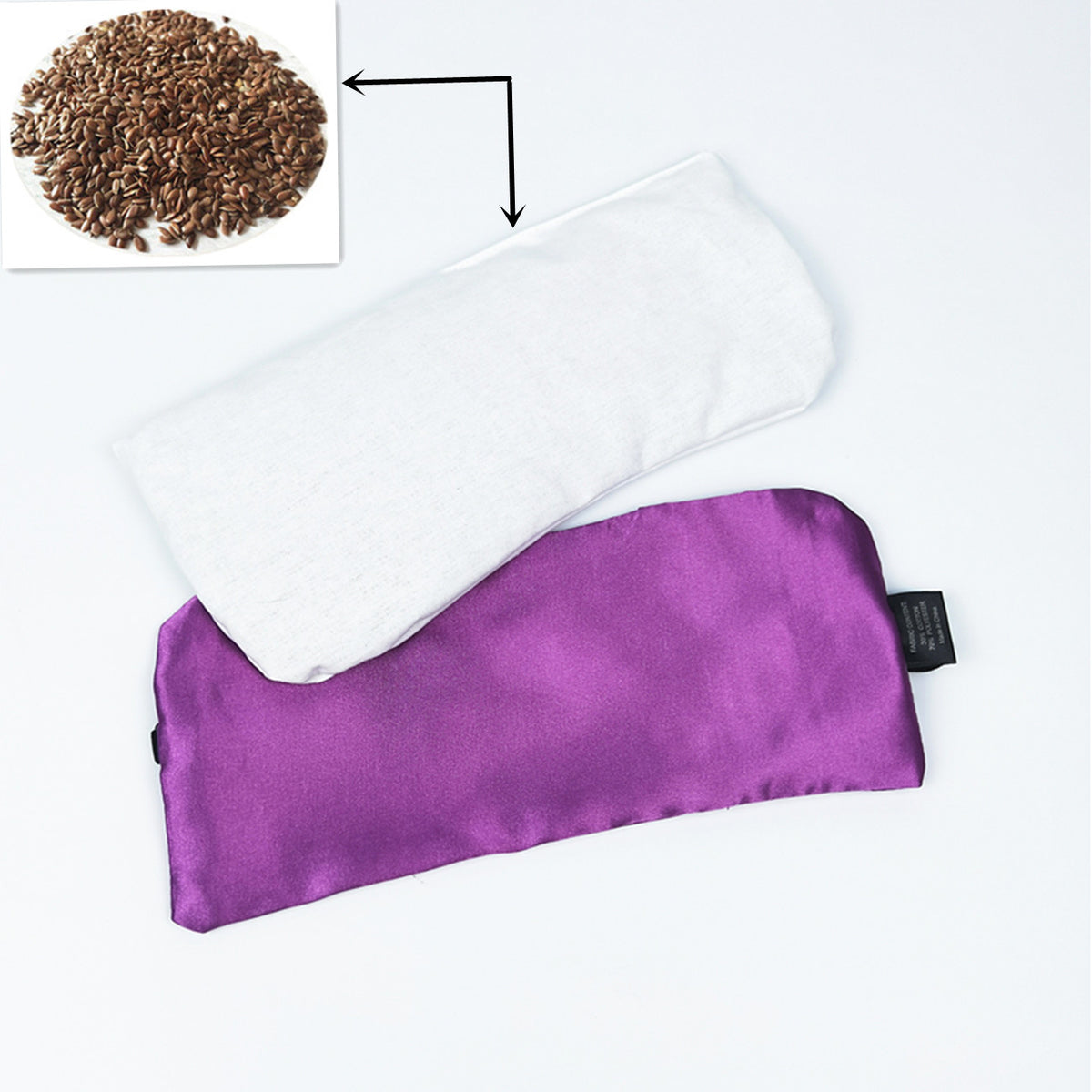 Hot Sale Comfortable Flaxseed Sleep Eye Pillow Sleep Eye Pillow Weak Meditation and Shade Eye Patch - image 4