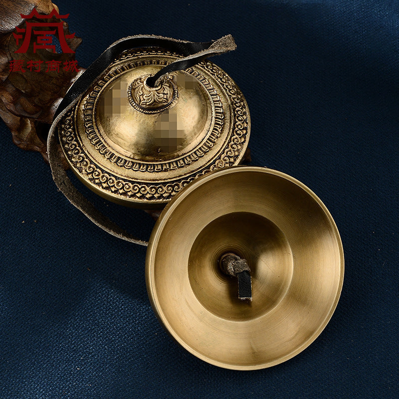 Handmade Bells Nepal Copper Carved Ethnic Percussion Instruments Bells Bells Bells Yoga Meditation Bells Bells Cymbals Supplies - image 3