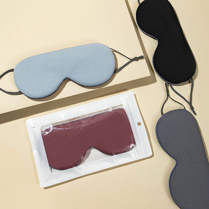 Double-Sided Warm and Cool Ice Silk Eye Mask, Breathable Light-Blocking Sleep Mask, Wholesale Ear-Hanging Type, Custom-Made for Nap and Sleep Eye Protection - image 4