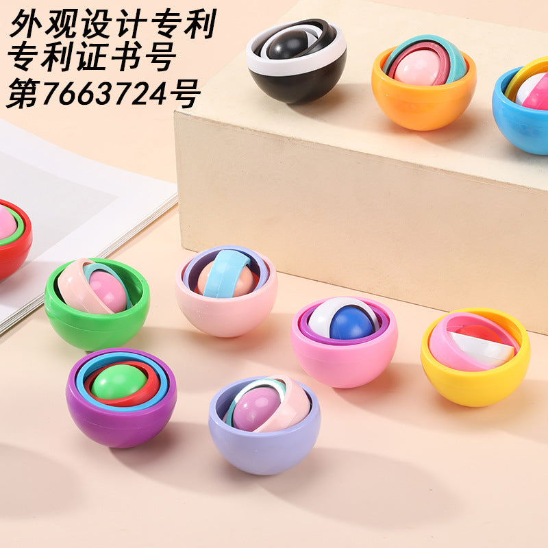 Amazon best selling 3D fingertip universal digital gyro puzzle gyro fidget Gyroscope factory direct - image 1