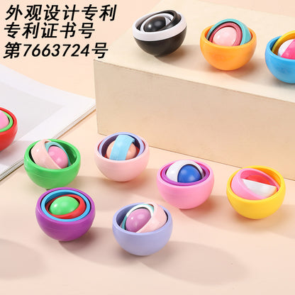 Amazon best selling 3D fingertip universal digital gyro puzzle gyro fidget Gyroscope factory direct - image 1