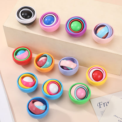 Amazon best selling 3D fingertip universal digital gyro puzzle gyro fidget Gyroscope factory direct - image 2