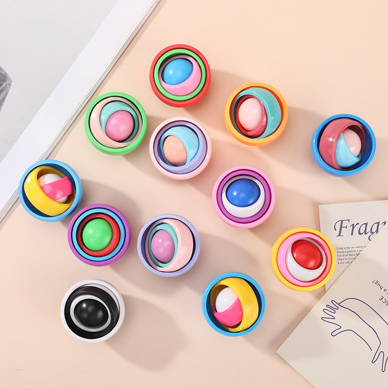 Amazon best selling 3D fingertip universal digital gyro puzzle gyro fidget Gyroscope factory direct - image 3