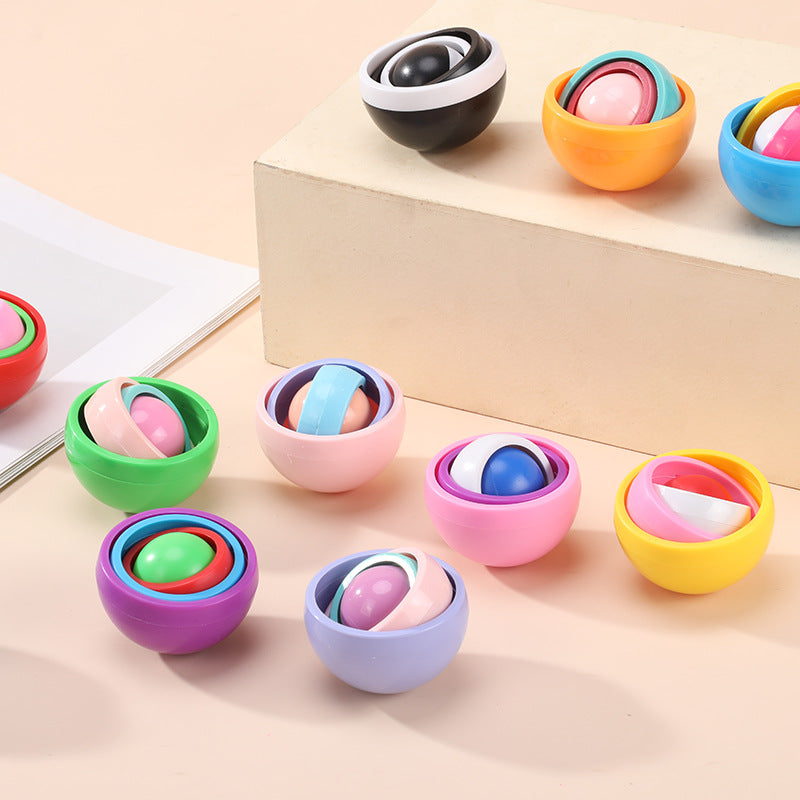 Amazon best selling 3D fingertip universal digital gyro puzzle gyro fidget Gyroscope factory direct - image 4
