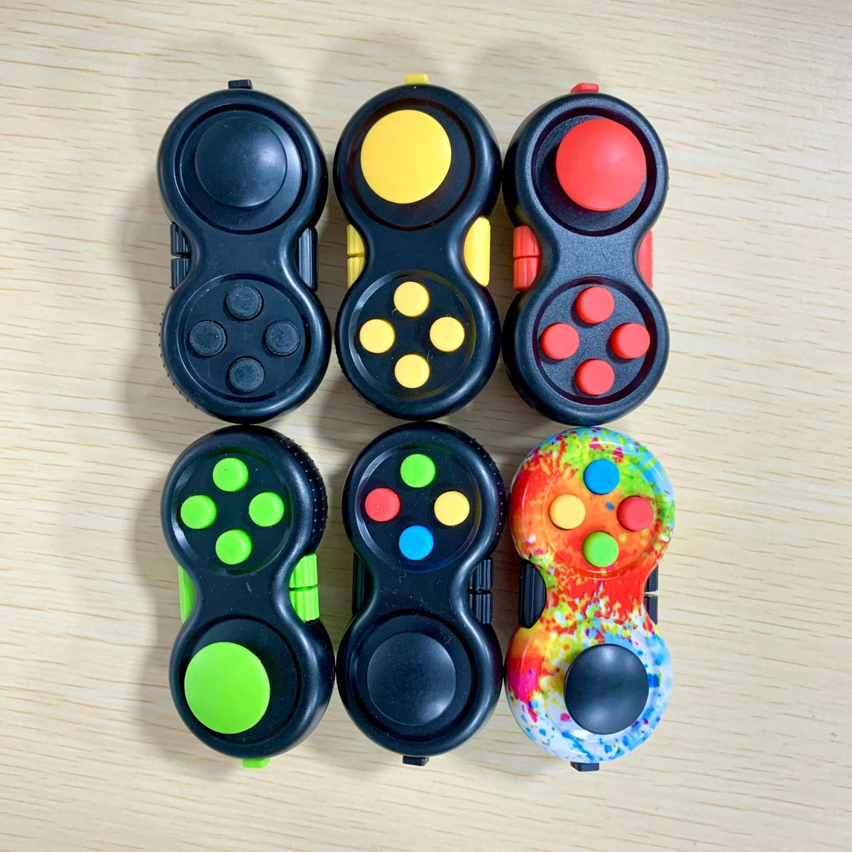 Decompression colorful handle Fidget Pad decompression cube anxiety relief decompression toys cross-border exclusive - image 2