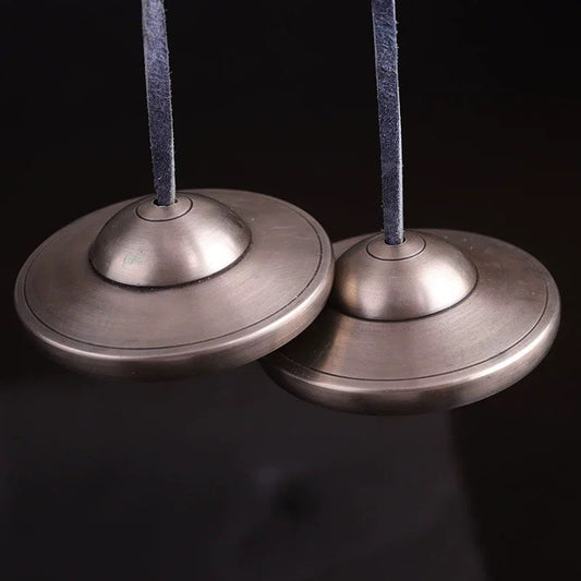 Premium Nepalese Handcrafted Bronze Chimes, Meditation Yoga Sound Therapy Awakening Instrument, Ritual Bell, Cymbal - image 2