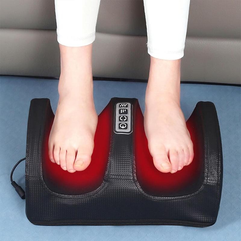 Foot Massager with Heat Function and 360° Kneading