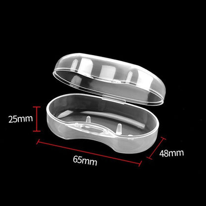 Oval Earplug Box, Small Round Box, Storage Box for Earplugs, Portable Mini Jewelry Storage Black Round Box - image 3