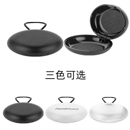 Oval Earplug Box, Small Round Box, Storage Box for Earplugs, Portable Mini Jewelry Storage Black Round Box - image 4