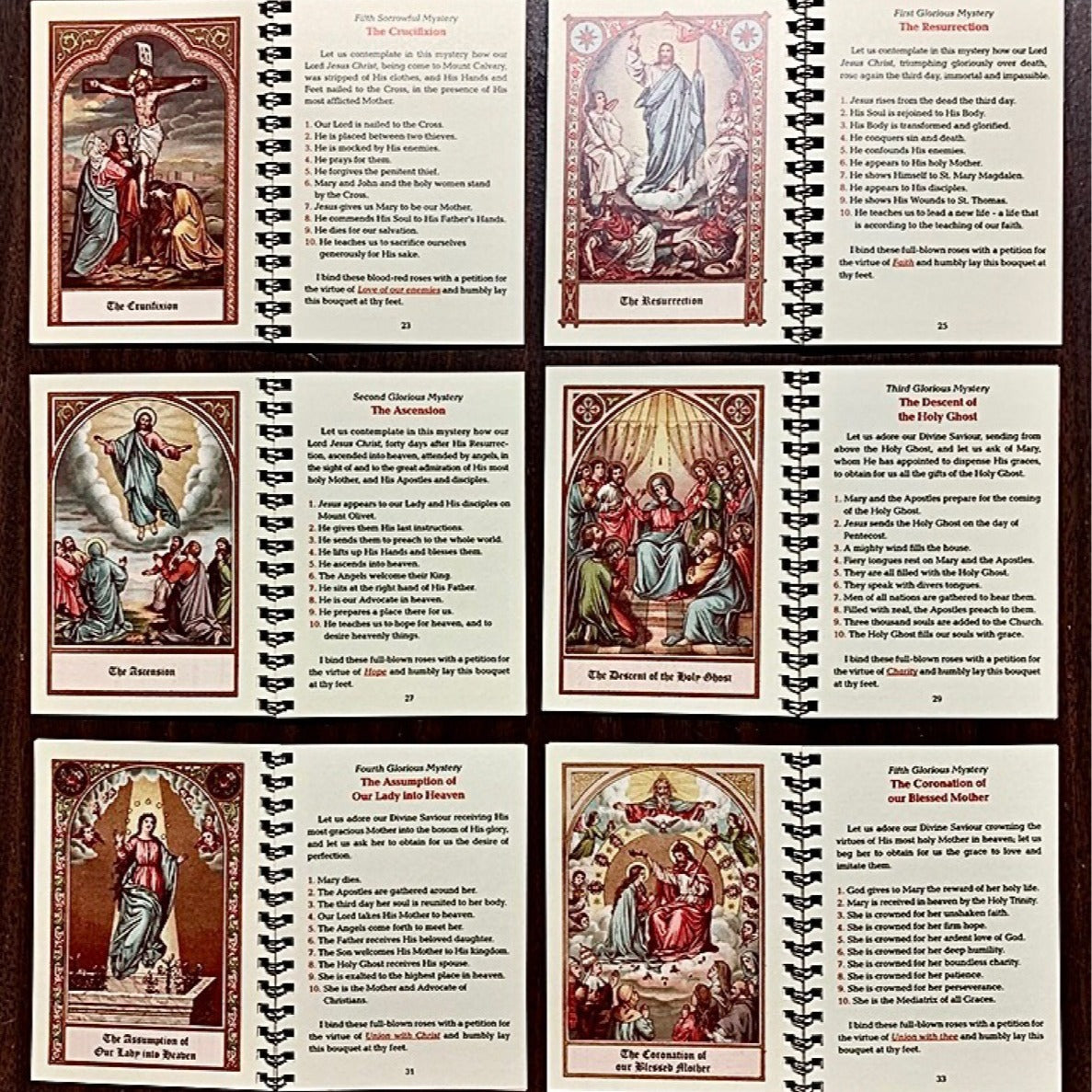 Traditional religious POCKET Rosary Meditation Book POCKET-SIZE Rosary Meditation Book - image 5