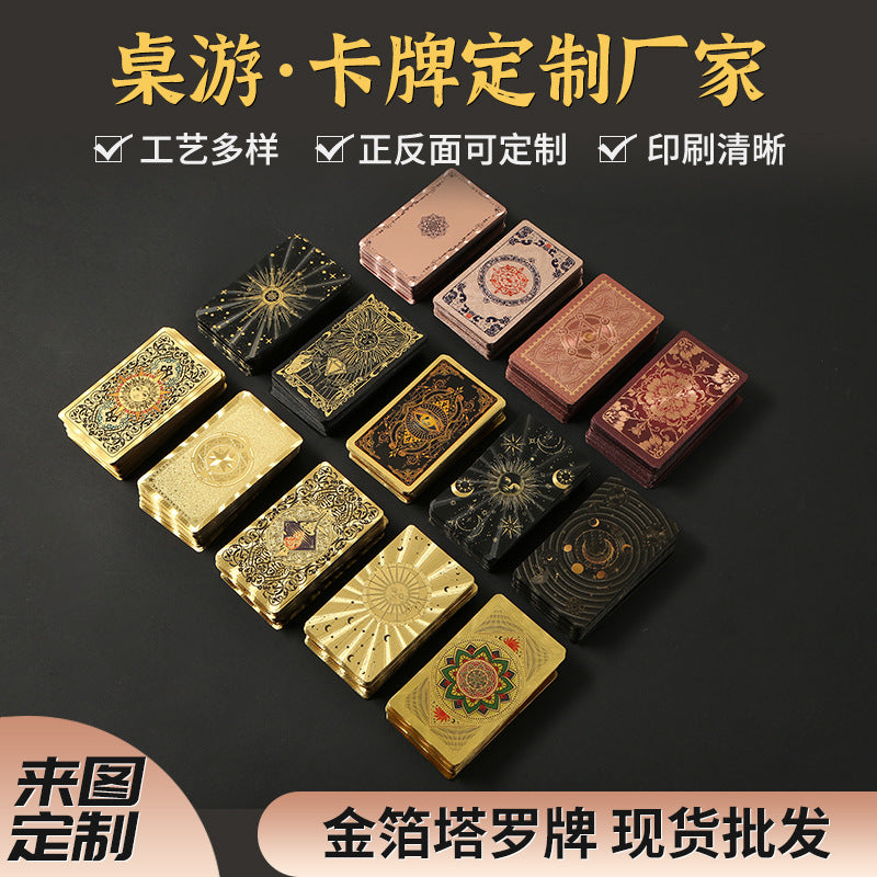 Authentic Popular Waite-King Foil Tarot Deck Pet Full Set Tarot Cards Tarot Color-Printed Tarot Board Game Cards - image 1