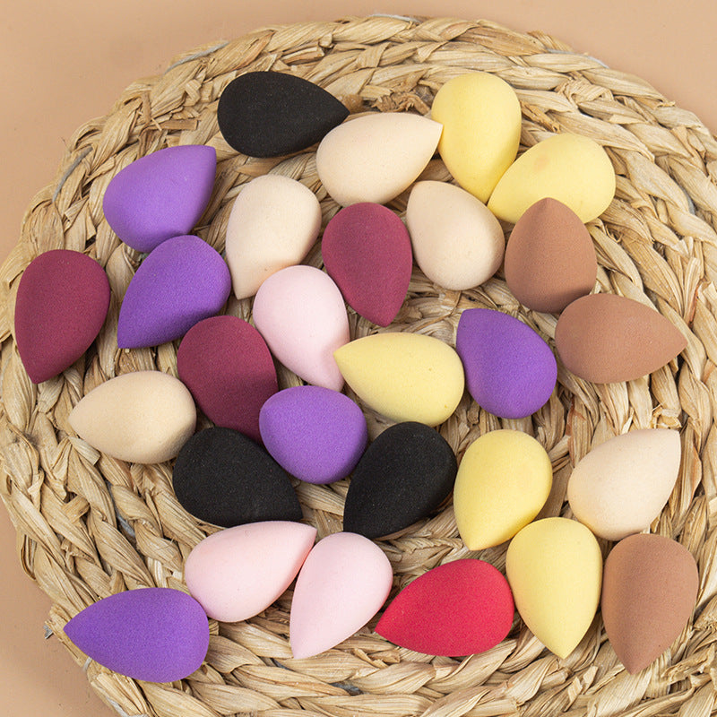 Mini Makeup Sponge Puff Multicolor Teardrop Shape