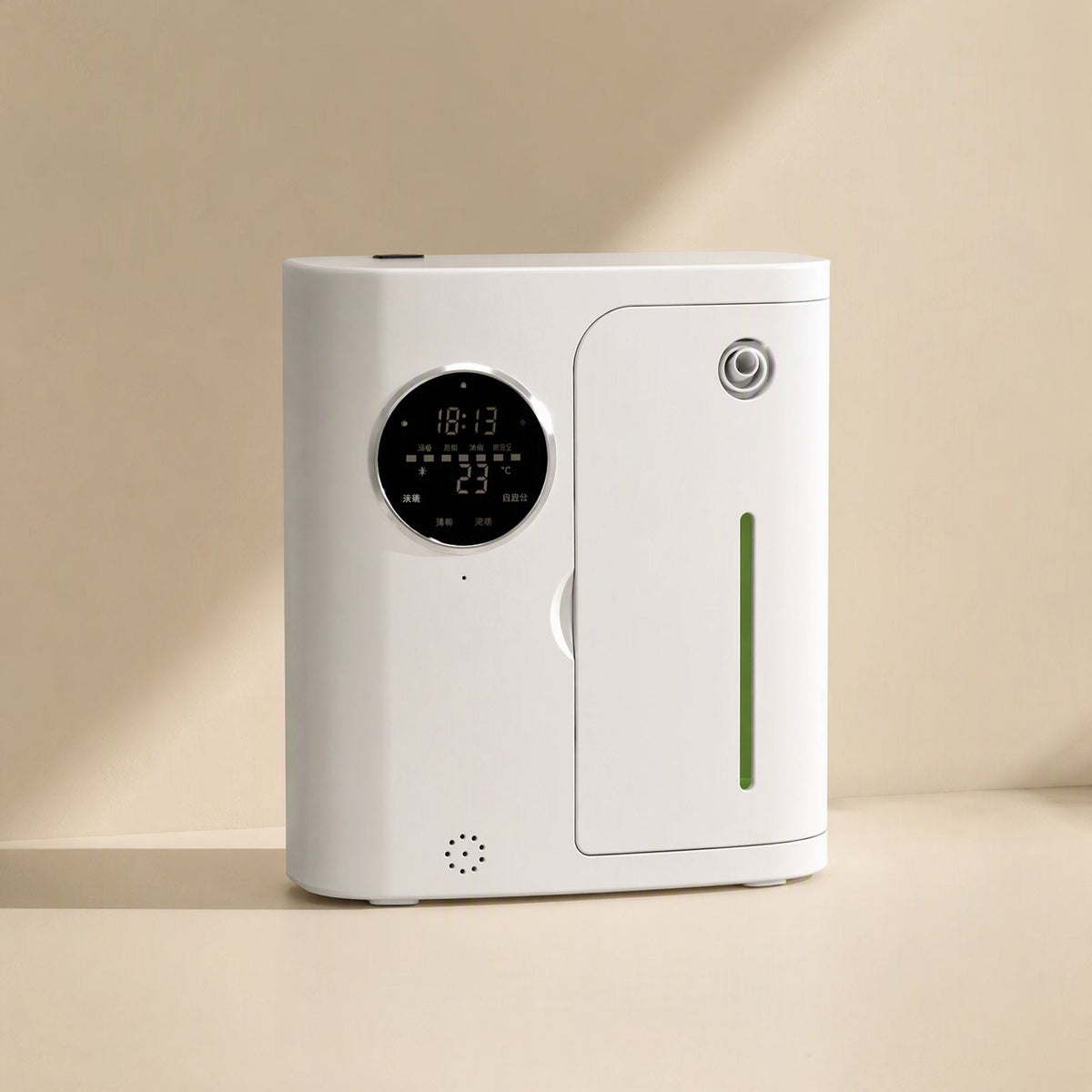 Square resin aromatherapy diffuser with one mist outlet - view 2