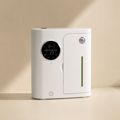 Square resin aromatherapy diffuser with one mist outlet - view 2