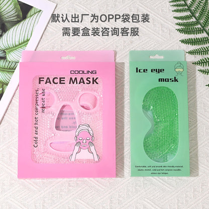 Ice mask cold eye mask ice bag face mask postoperative recovery hot compress full face cooling cotton face mask wholesale - image 3
