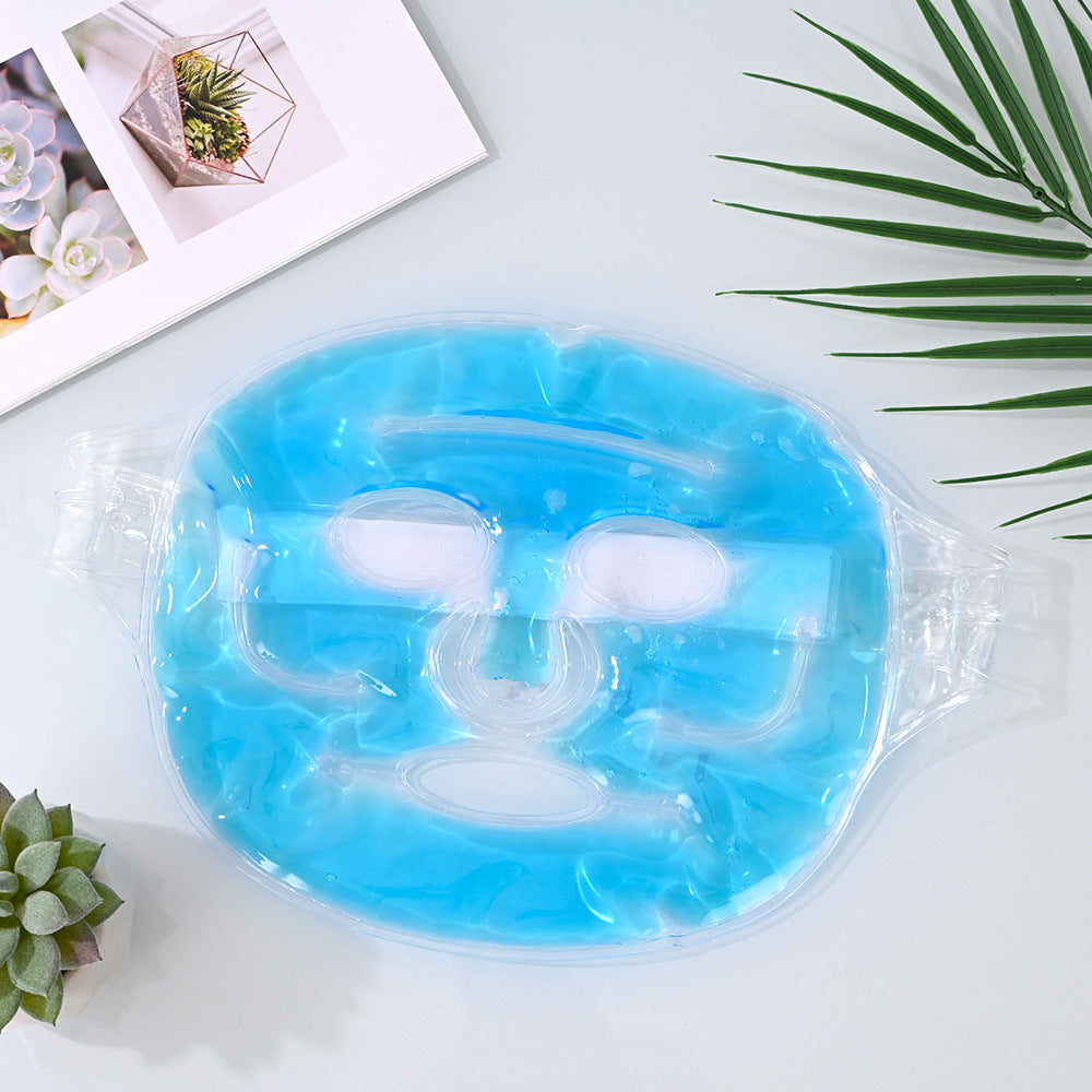 Ice mask cold eye mask ice bag face mask postoperative recovery hot compress full face cooling cotton face mask wholesale - image 4