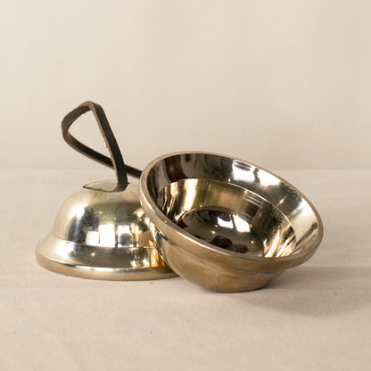 Nepal Handmade Round Moon Bells Bounding Bells Ding Xia Meditation Wake-up Tone Therapy Stage Playing Niche Percussion Instruments - image 4