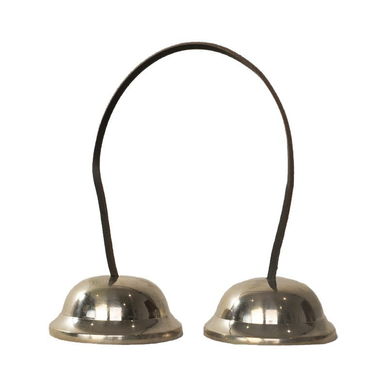 Nepal Handmade Round Moon Bells Bounding Bells Ding Xia Meditation Wake-up Tone Therapy Stage Playing Niche Percussion Instruments - image 5