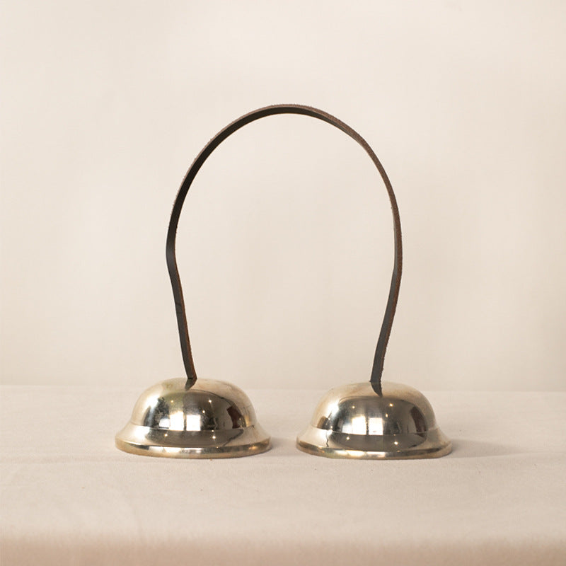 Nepal's full moon touches the bell and strikes the bell. Handmade Ding Xia meditation wake-up tone therapy stage plays niche percussion instruments - image 1