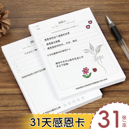 Gratitude Diary Card Hand Account Psychology Happiness Self-care Healing Law of Attraction Mindfulness Gratitude Card - image 1