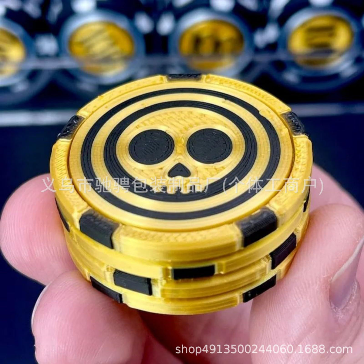 Cross Border Fun New Chips Stack Magnetic Fidget Slider Decompression Magnetic Fingertip Slider - image 2
