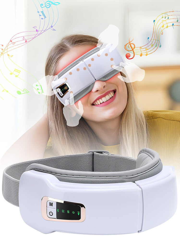 Smart Eye Massager with Vibration,heat,airbag Compression &