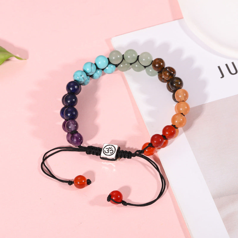 Cross-border Tiger Eye Volcano Stone Energy Bracelet Meditation Magnetic Field Decompression Natural Stone Bracelet Handmade Beaded Jewelry Accessories - image 4