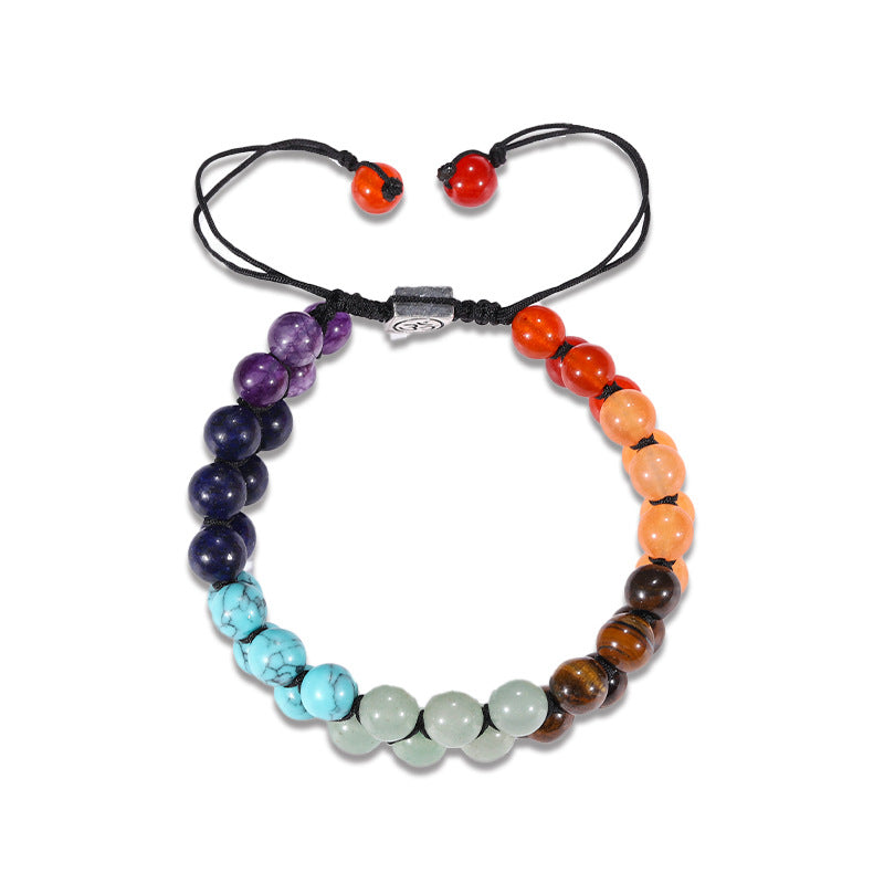 Cross-border Tiger Eye Volcano Stone Energy Bracelet Meditation Magnetic Field Decompression Natural Stone Bracelet Handmade Beaded Jewelry Accessories - image 5