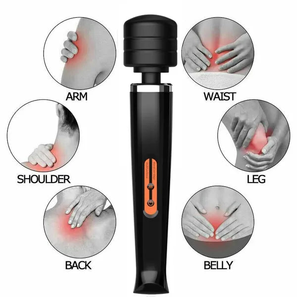 Cordless Rechargeable Wand Vibrator Massager