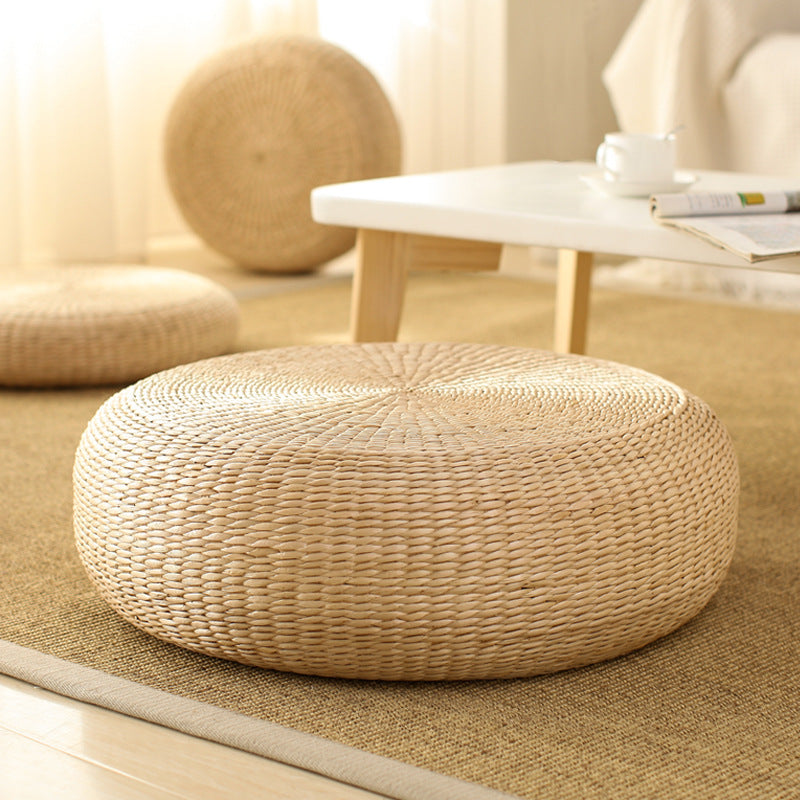 Japanese Style Tatami Futon Cushion Meditation Meditation Mat Ground Meditation Mat Balcony Rattan Home Mat Straw Mat - image 1