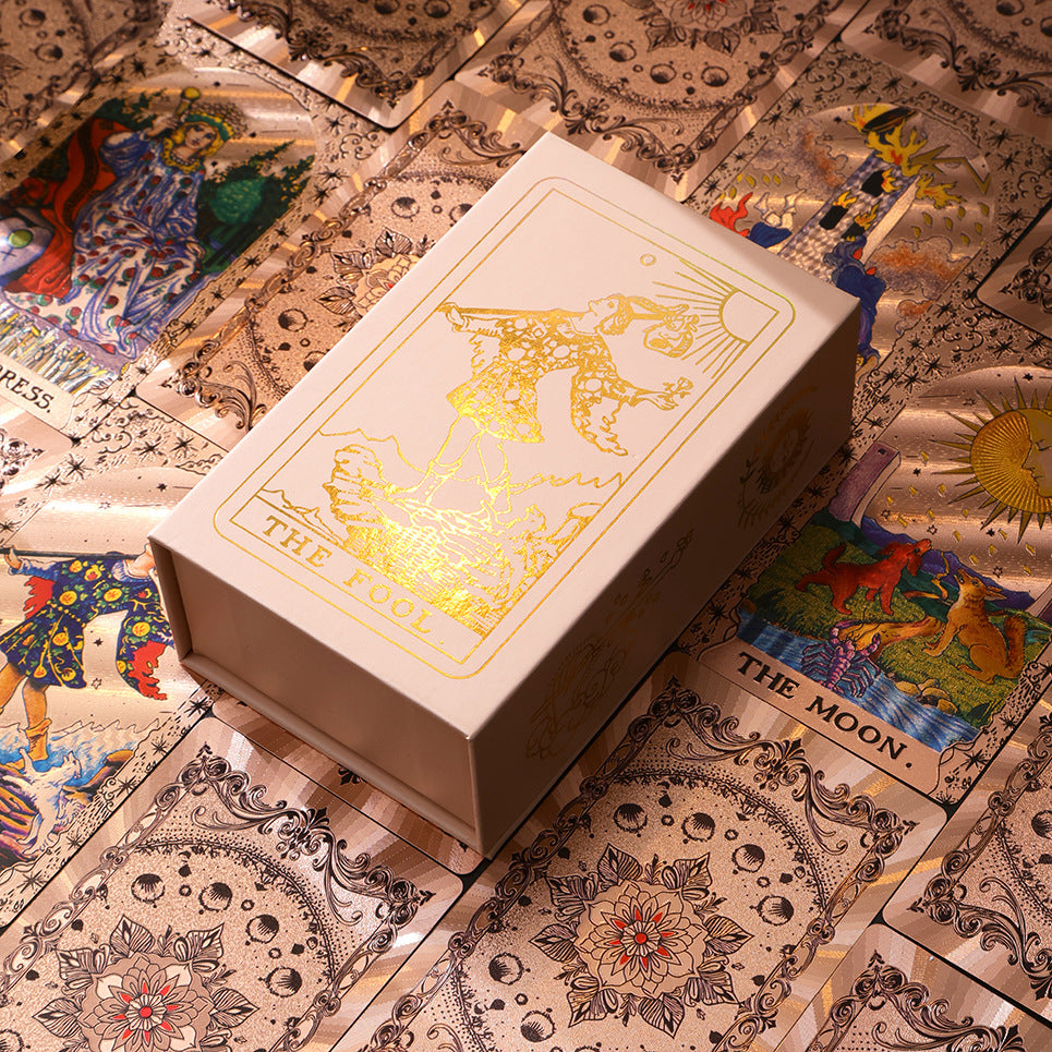 New Full Set of Tarot Board Game Cards Pink Wate Tarot Cards in Stock High-End Tarot Board Game Toys - image 3
