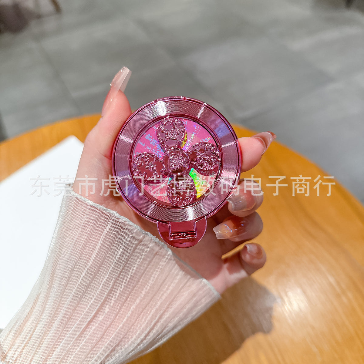 Trendy Rotating Stress-Relief Phone Case Stand with 360-Degree Rotation Dual-Use Stand - image 1