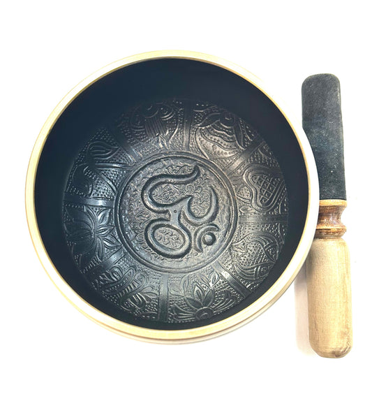 Black Tibetan Singing Bowl