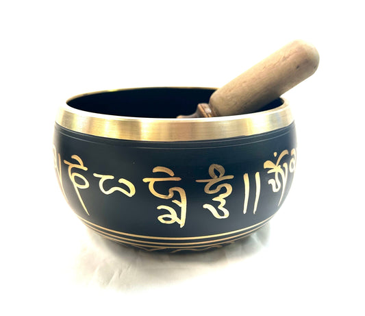 Black Tibetan Singing Bowl