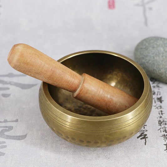 Antique Tibetan Singing Bowl Bell Meditation Tibetan Yoga Singing Bowl Buddhism Buddhist Meditation Percussion Instrument