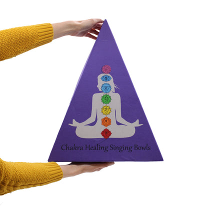 7 Chakra Premium Gift Set | Chakra Singing Bowls Gift Set | Meditation and Yoga Nidra